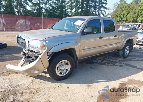 2005 Toyota Tacoma Dbl Cab Prerunner Lng Bed z USA, uszkodzony, nr VIN 5TEKU72N85Z039862